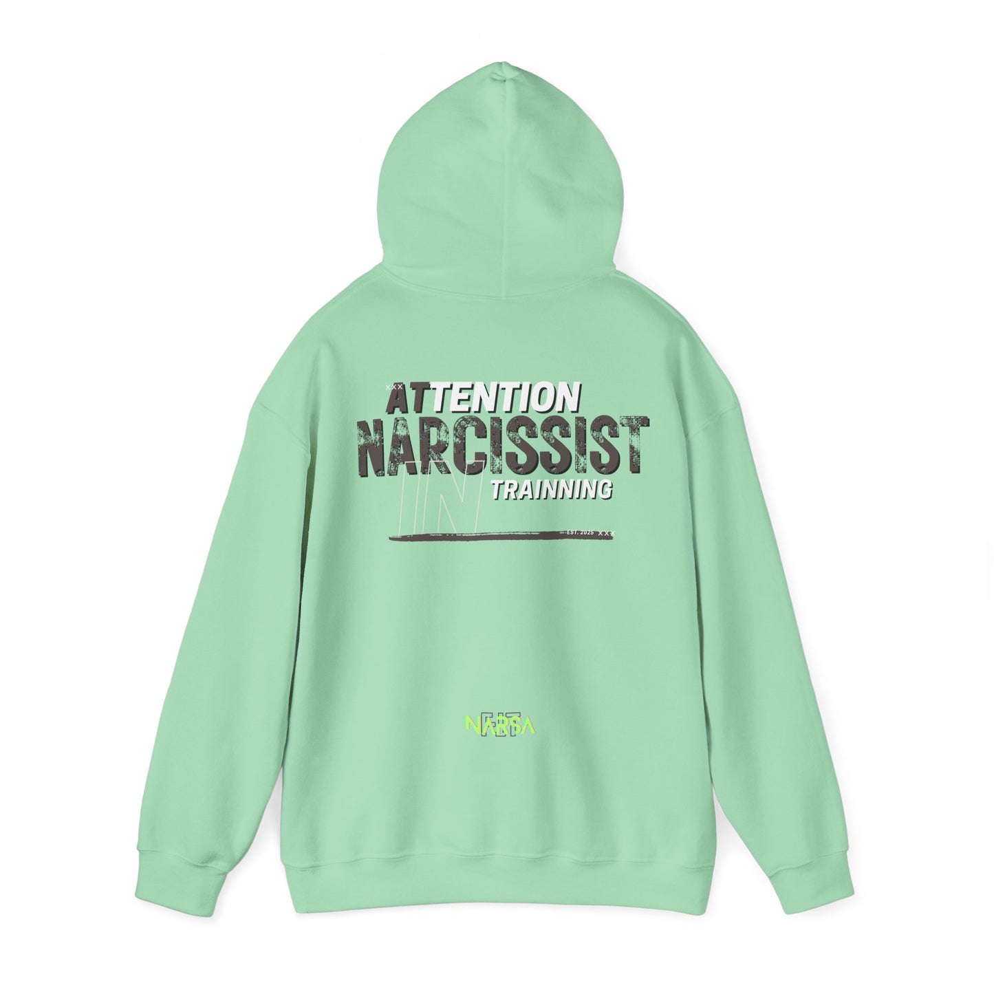 ATTENTION: Narcissist in training - Funny Gym Unisex Hooded Sweatshirt