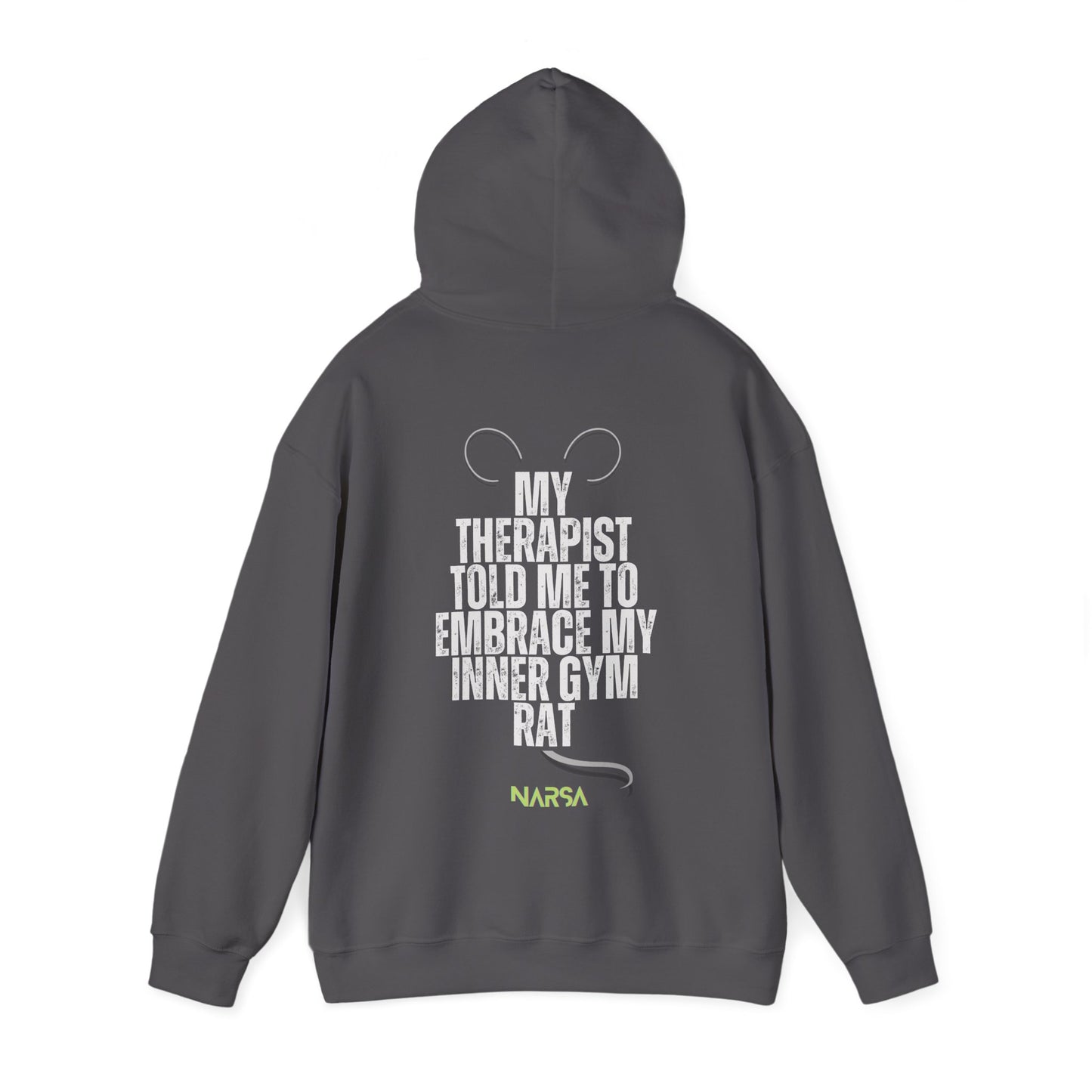 Gym Rat - Funny Gym Unisex Hooded Sweatshirt