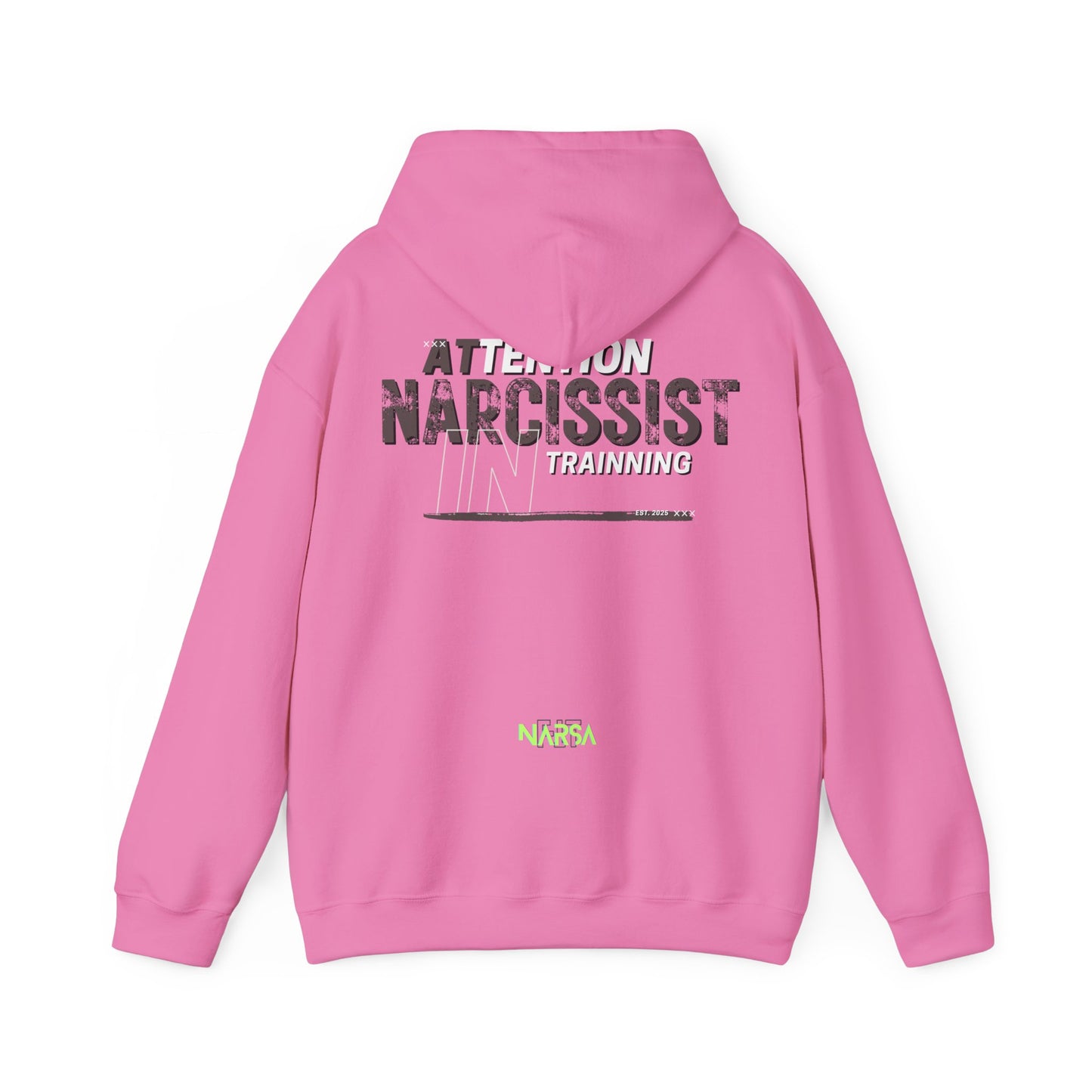 ATTENTION: Narcissist in training - Funny Gym Unisex Hooded Sweatshirt