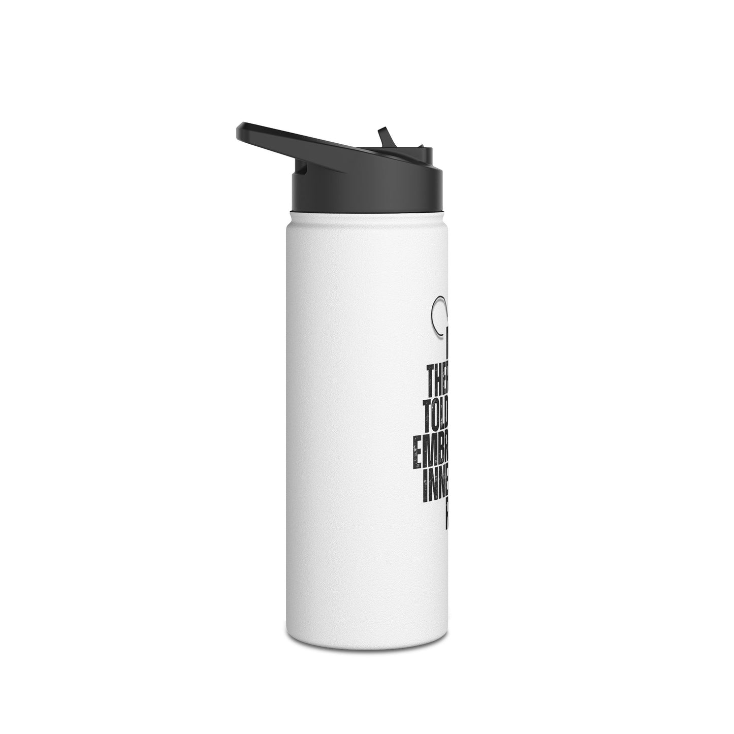 Stainless Steel - "Embrace My Inner Gym Rat"- Water Bottle