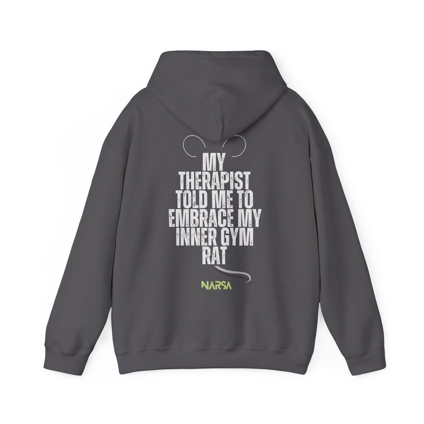 Gym Rat - Funny Gym Unisex Hooded Sweatshirt