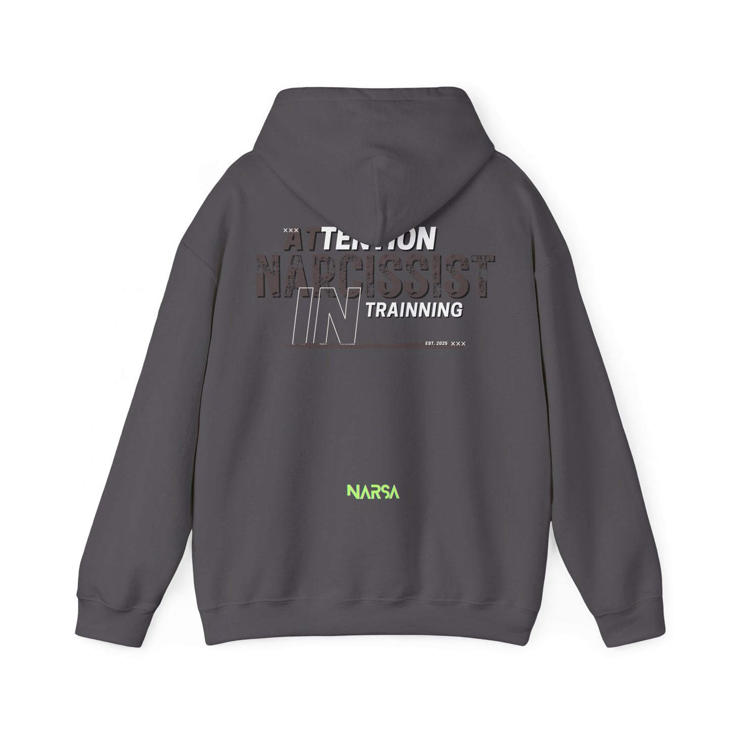 ATTENTION: Narcissist in training - Funny Gym Unisex Hooded Sweatshirt