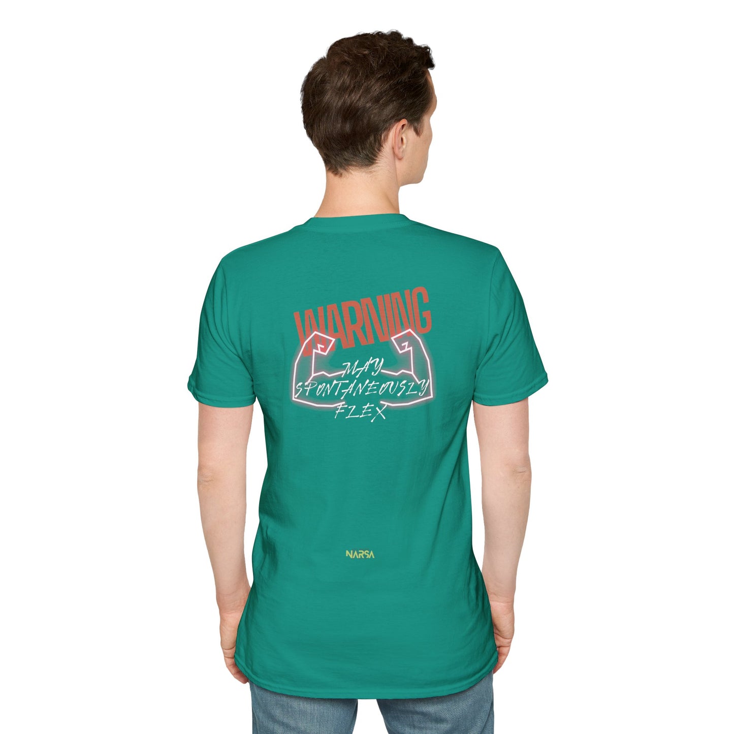 May Spontaneously Flex - Funny Gym Unisex Softstyle T-Shirt