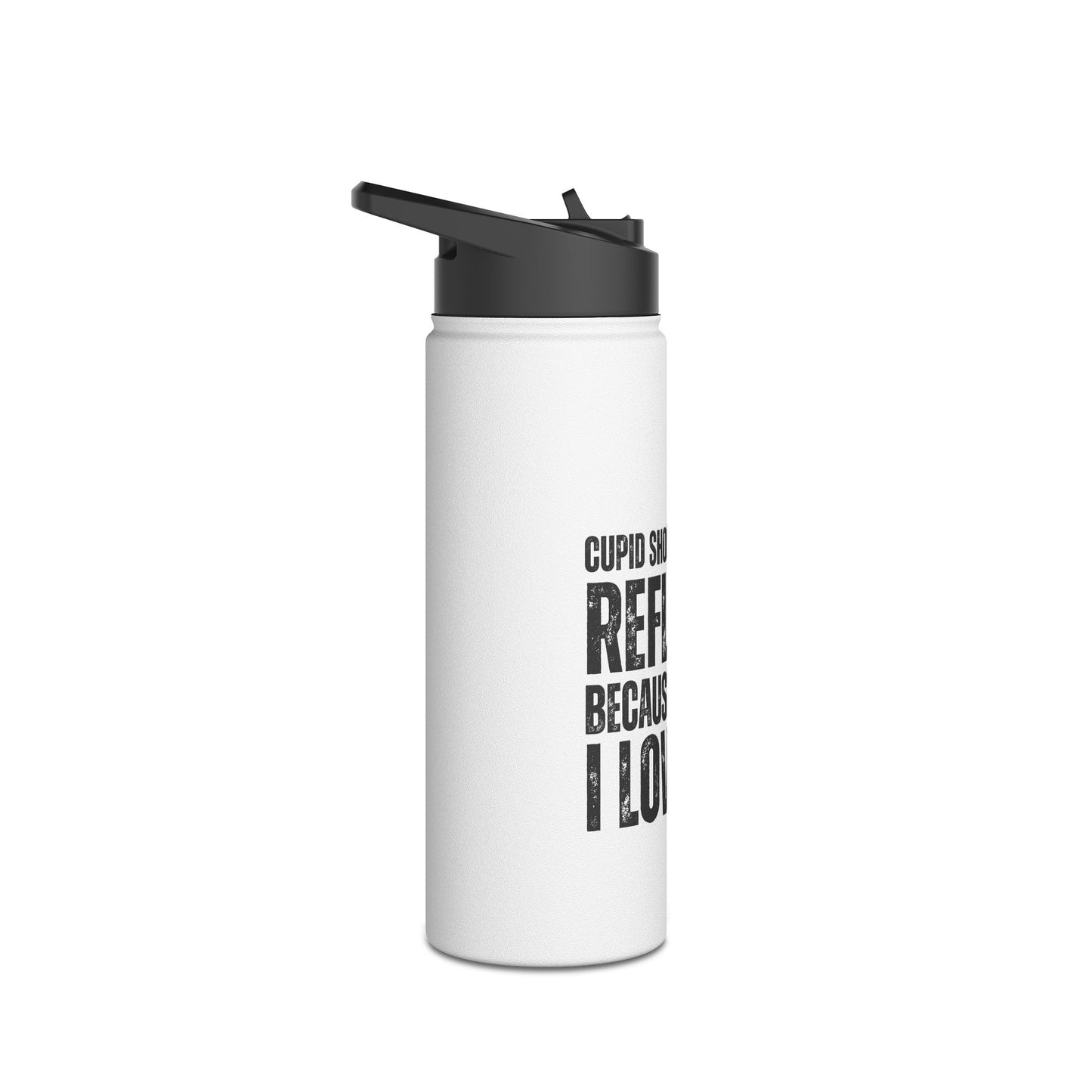 Stainless Steel "(Cupid) I Love Me" Water Bottle