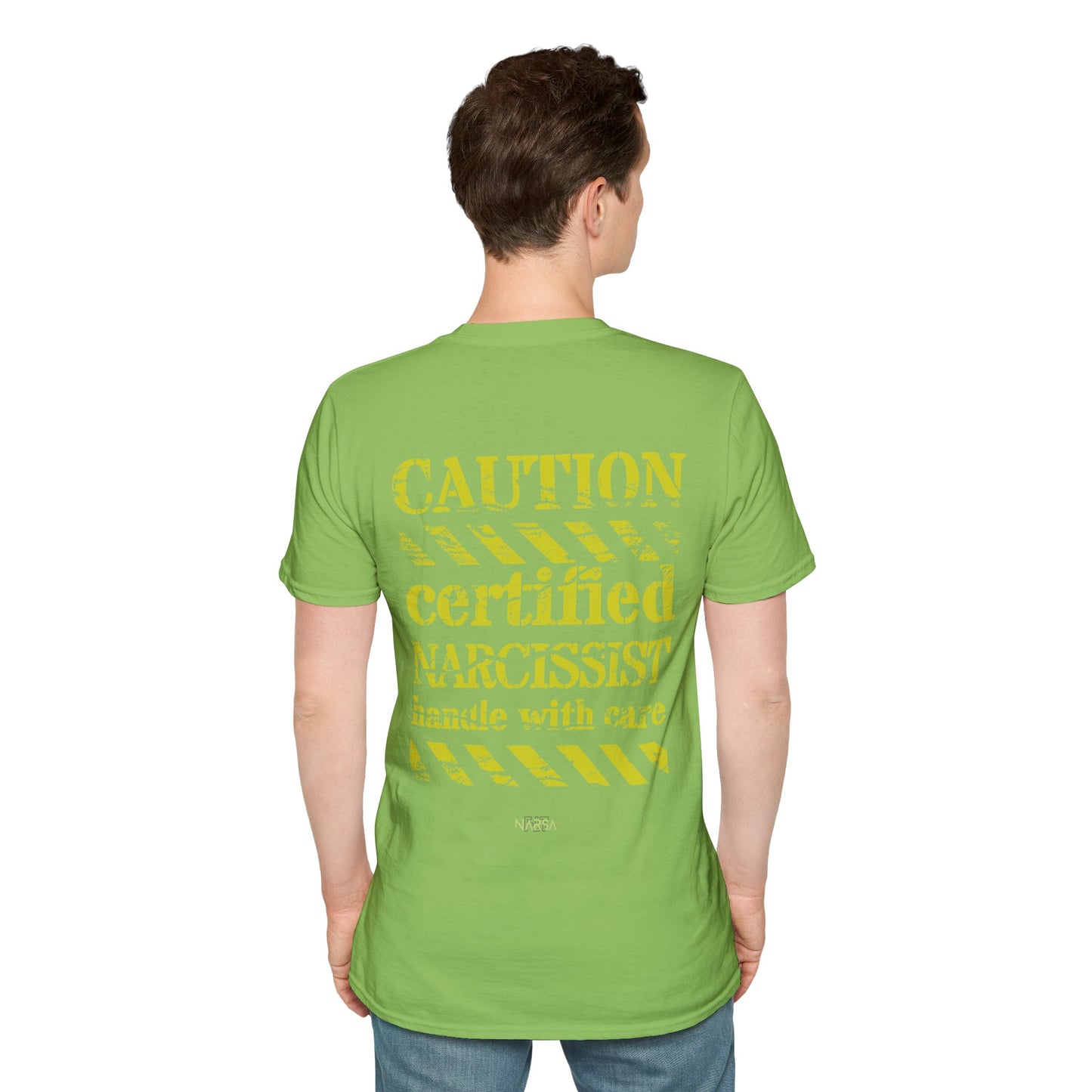 Certified Narcissist. Handle with care - Funny Gym Unisex Softstyle T-Shirt