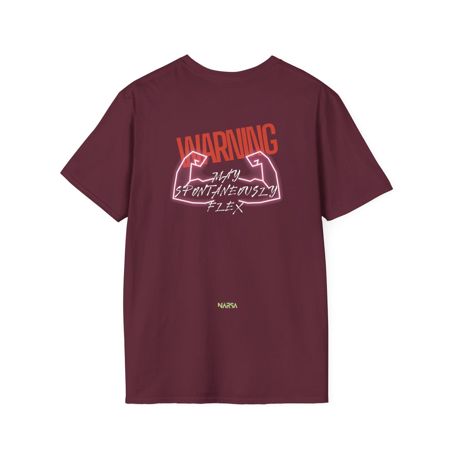 May Spontaneously Flex - Funny Gym Unisex Softstyle T-Shirt