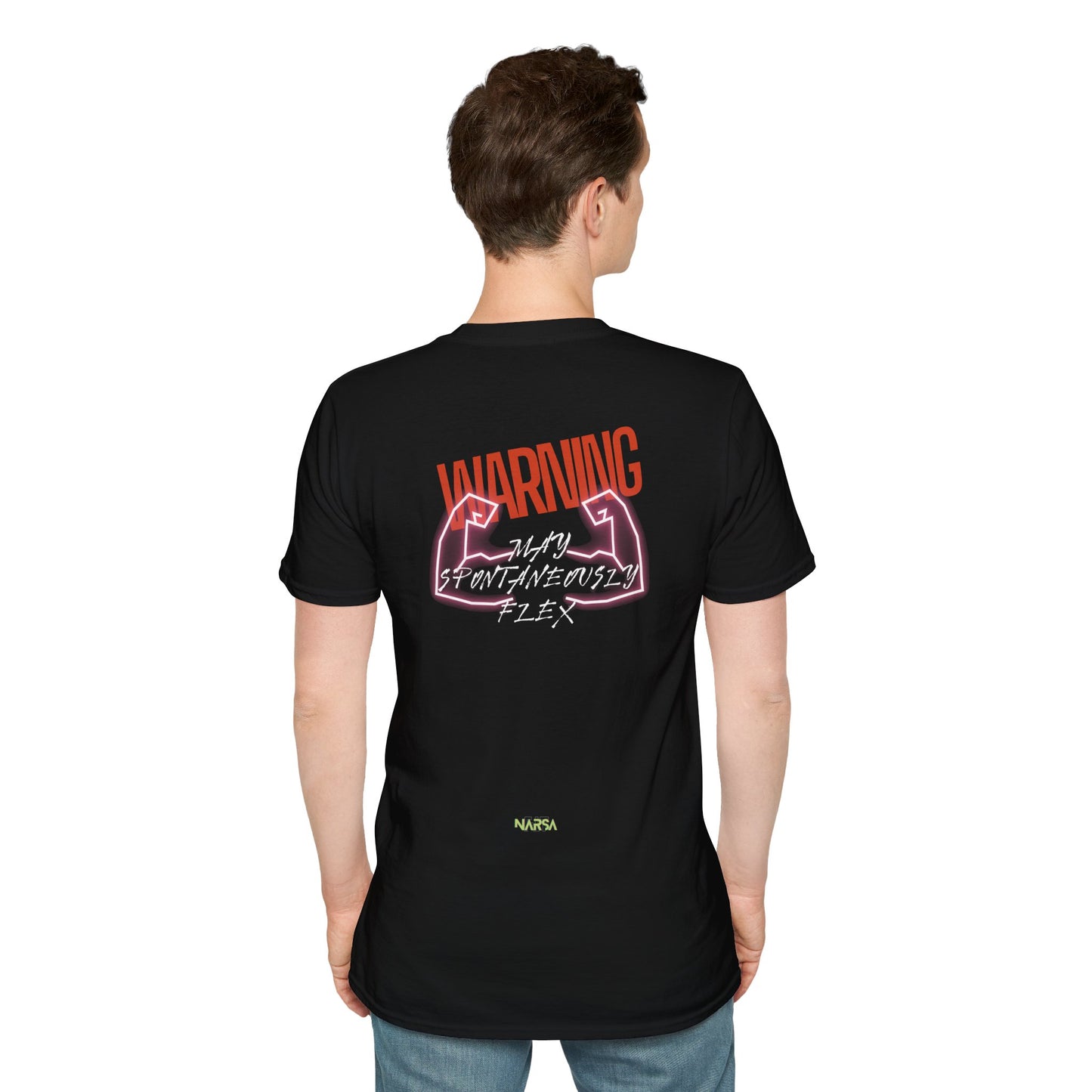May Spontaneously Flex - Funny Gym Unisex Softstyle T-Shirt