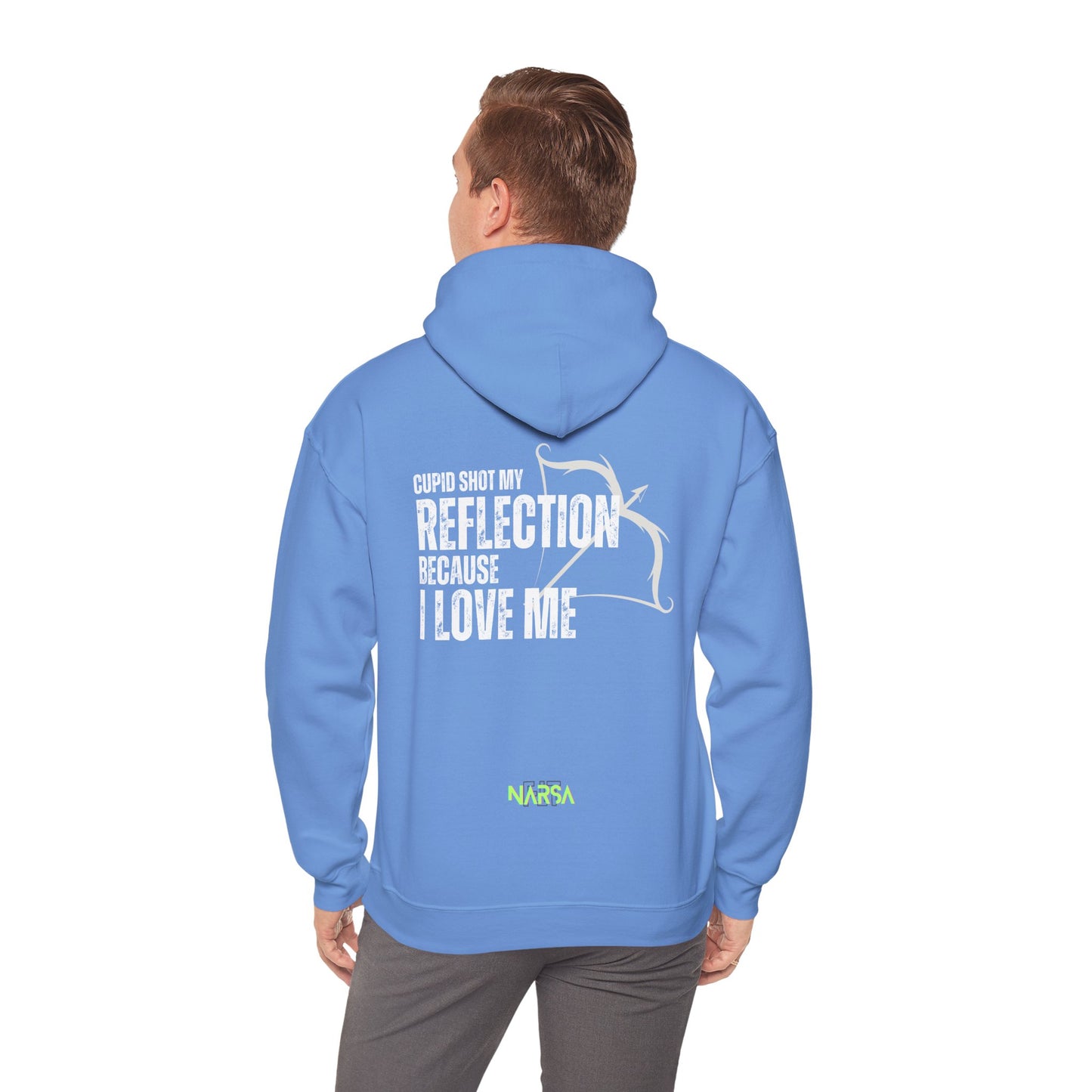Cupid (I Love Me) - Funny Gym Unisex Hooded Sweatshirt