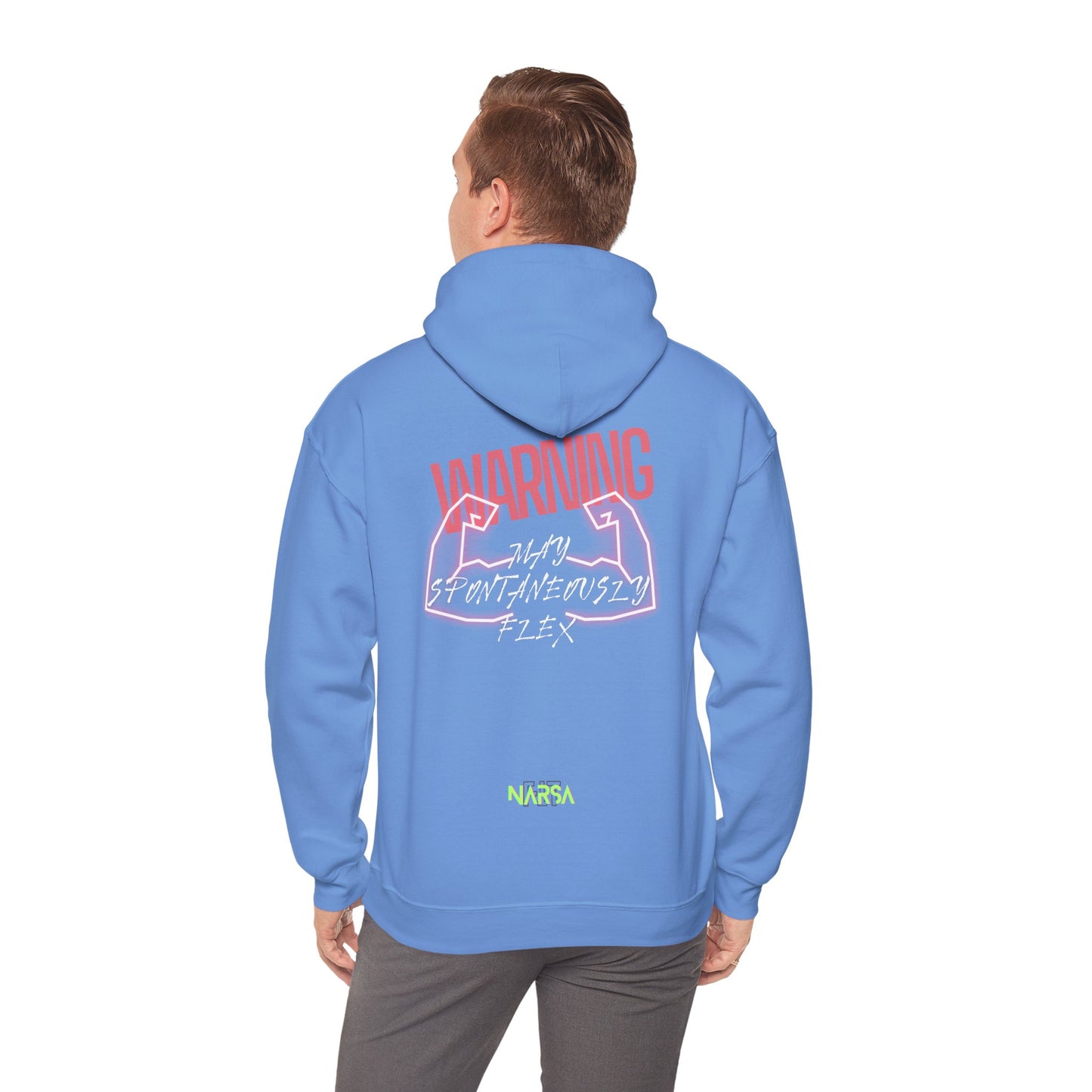 May Spontaneously Flex - Funny Gym Unisex Hooded Sweatshirt