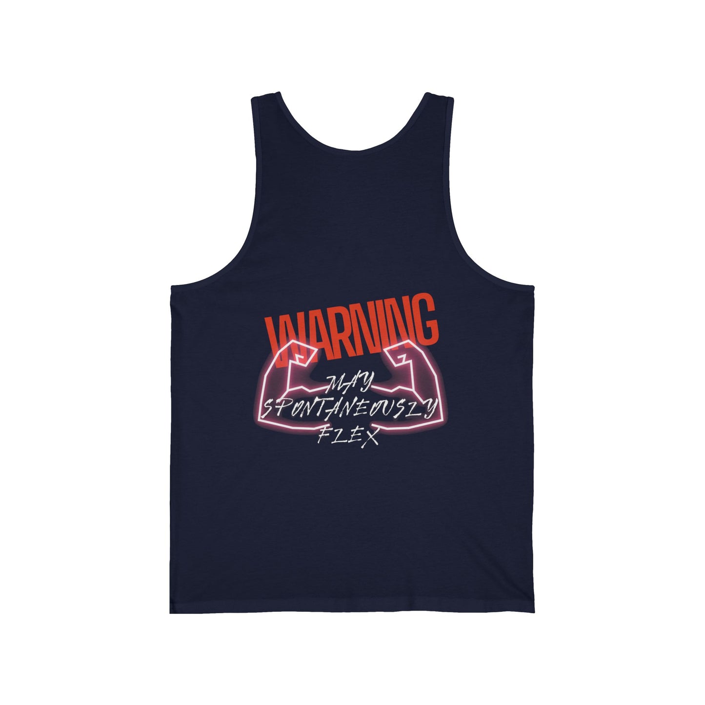 May Spontaneously Flex - Unisex Tank Top - Perfect for Summer Fun