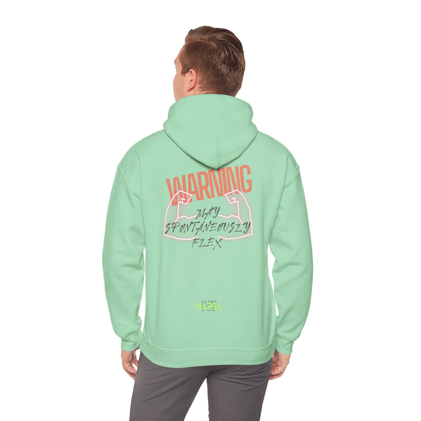 May Spontaneously Flex - Funny Gym Unisex Hooded Sweatshirt