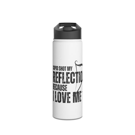 Stainless Steel "(Cupid) I Love Me" Water Bottle