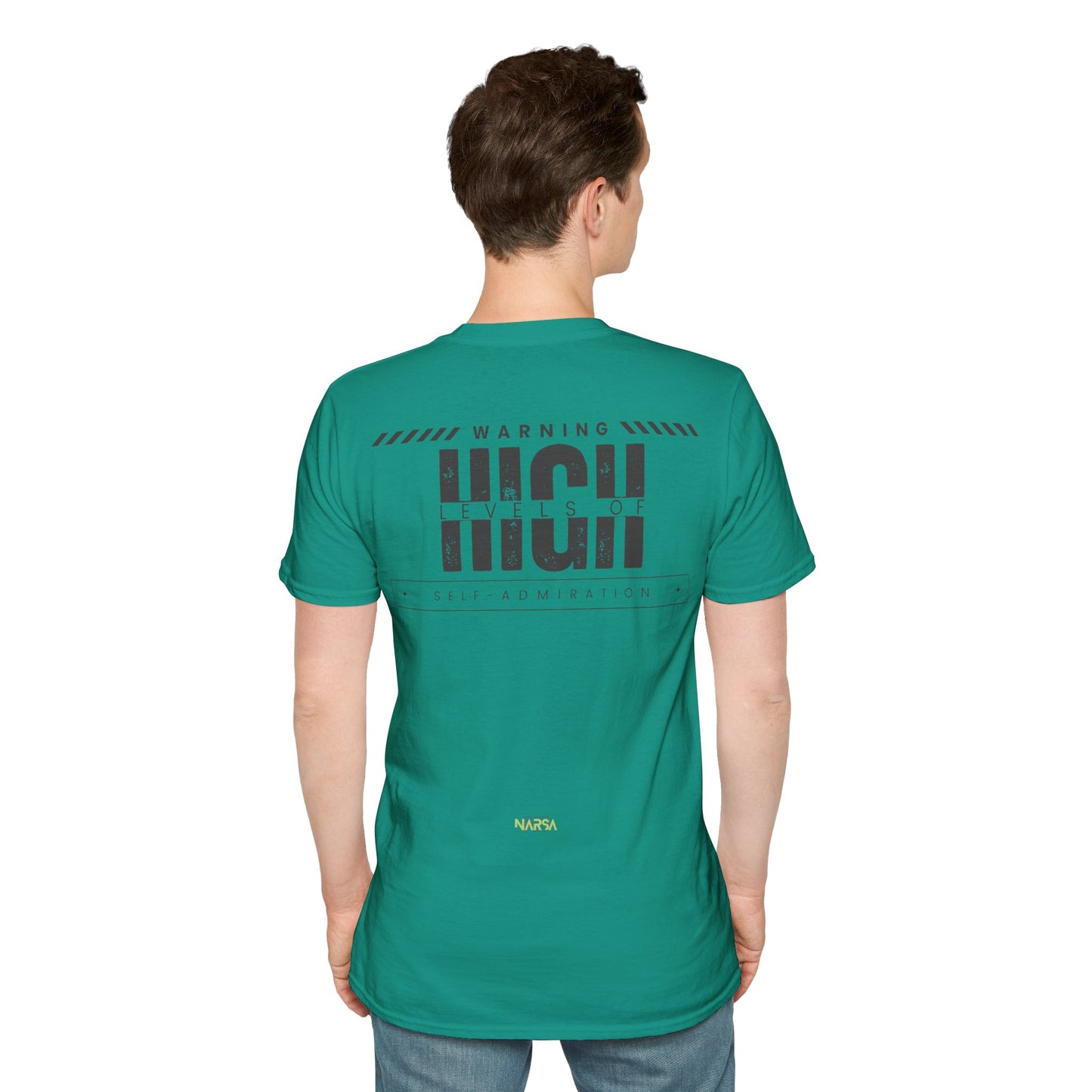 High Levels Of Self-Admiration - Funny Gym Unisex Softstyle T-Shirt