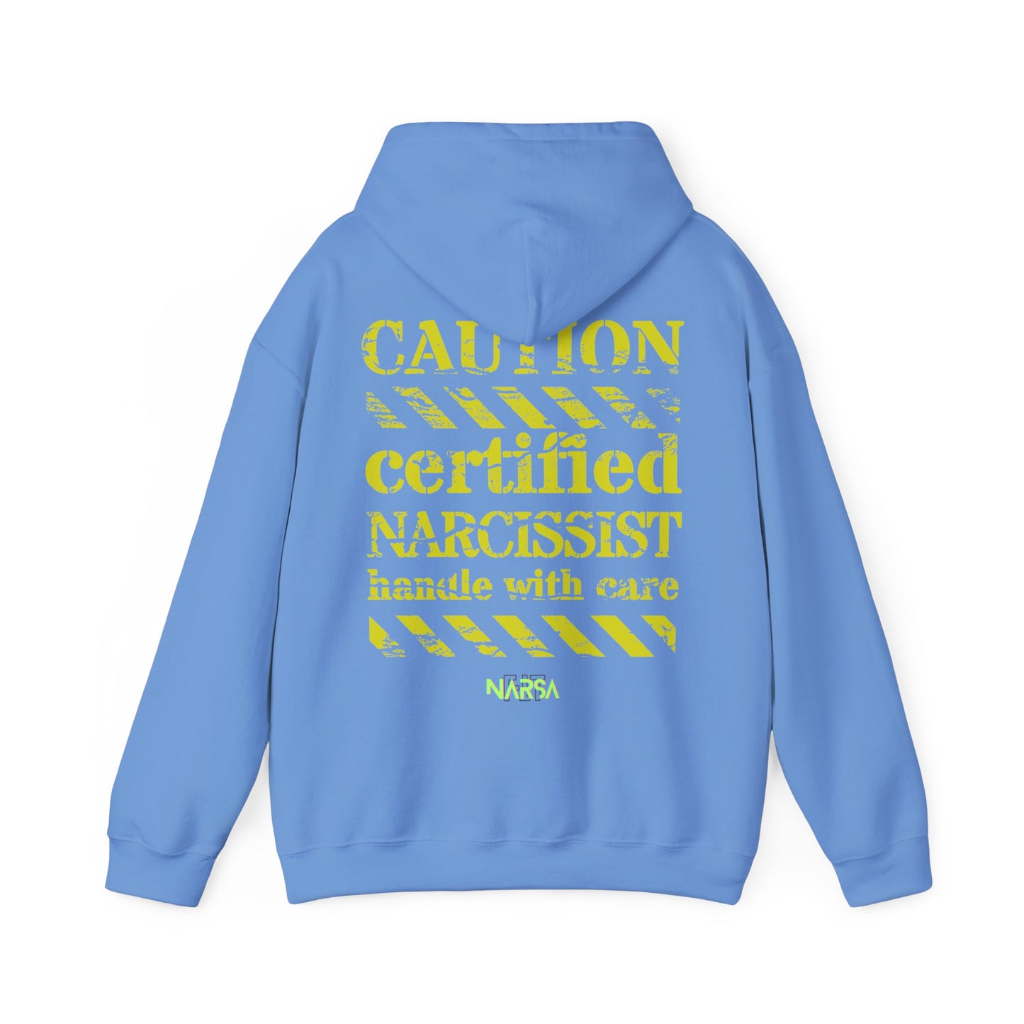 Certified Narcissist. Handle with care - Funny Gym Unisex Hooded Sweatshirt