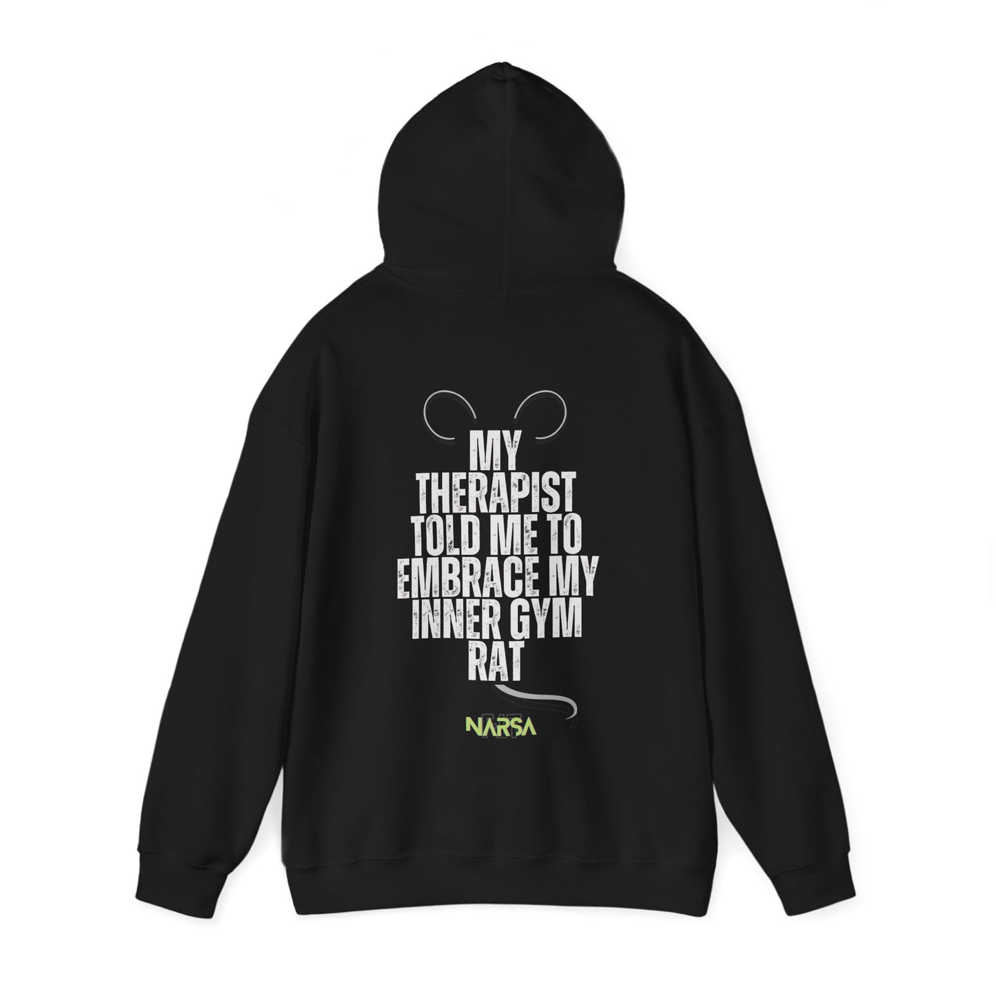Gym Rat - Funny Gym Unisex Hooded Sweatshirt