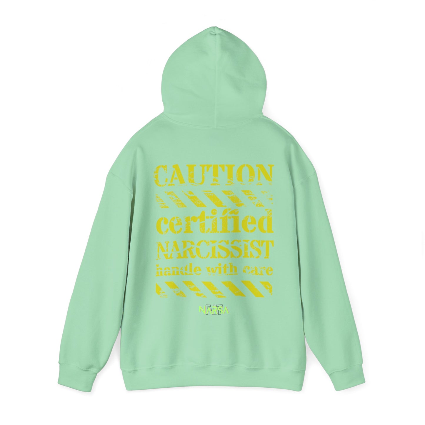 Certified Narcissist. Handle with care - Funny Gym Unisex Hooded Sweatshirt