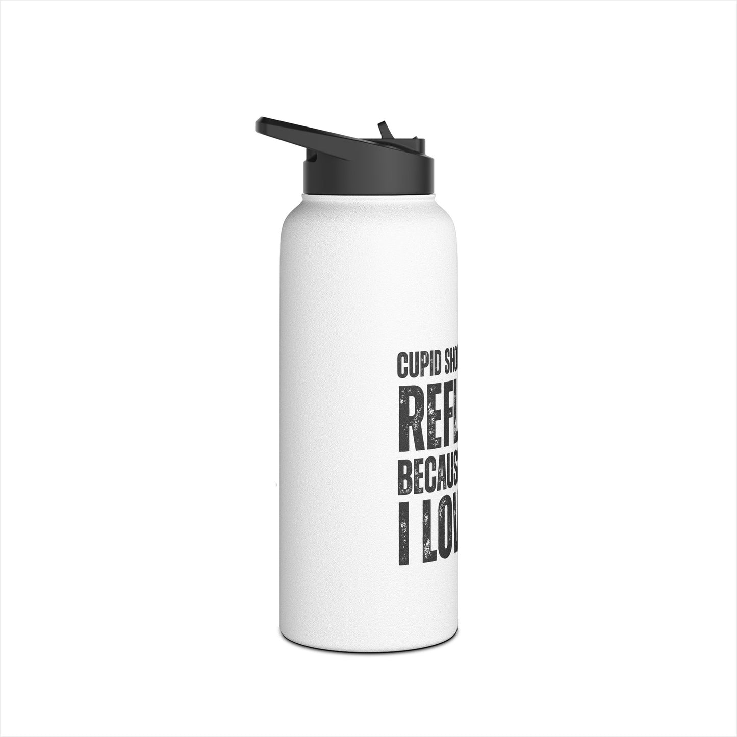 Stainless Steel "(Cupid) I Love Me" Water Bottle