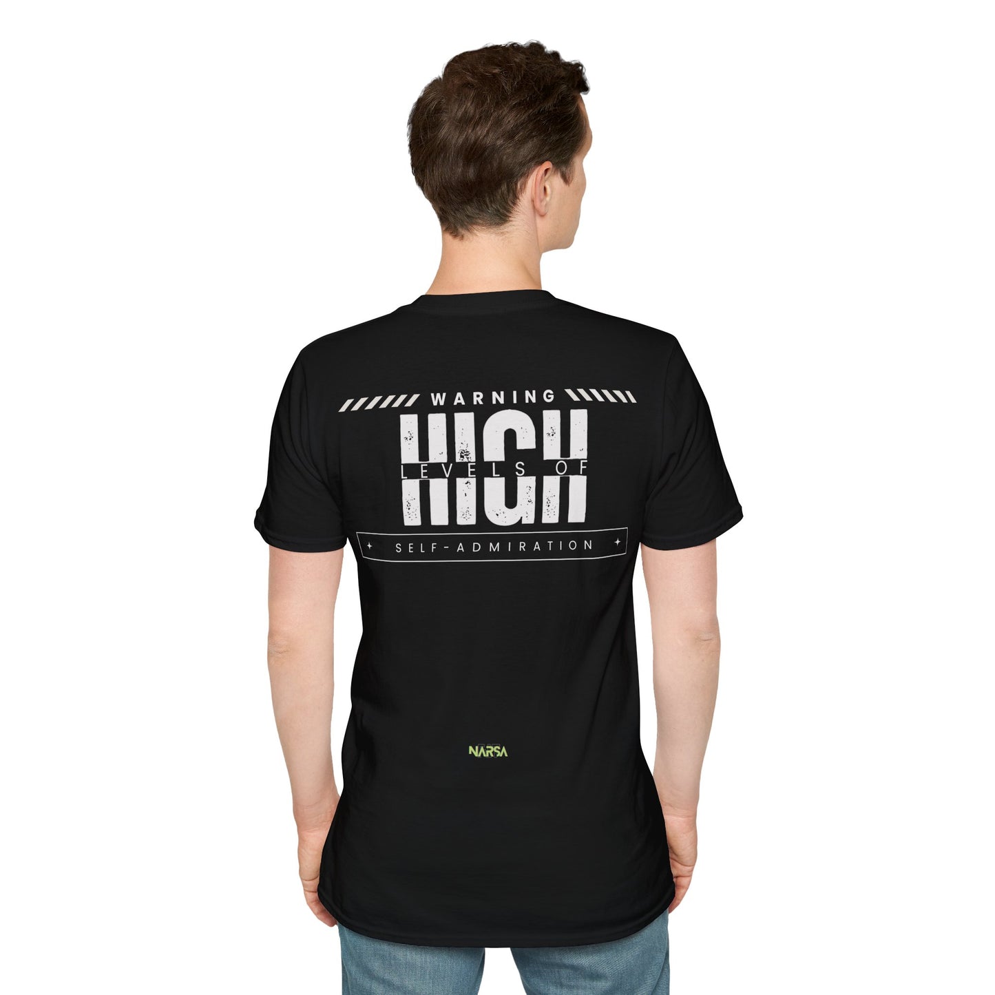 High Levels Of Self-Admiration - Funny Gym Unisex Softstyle T-Shirt