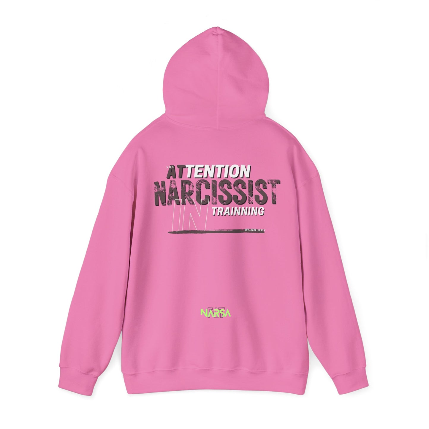 ATTENTION: Narcissist in training - Funny Gym Unisex Hooded Sweatshirt