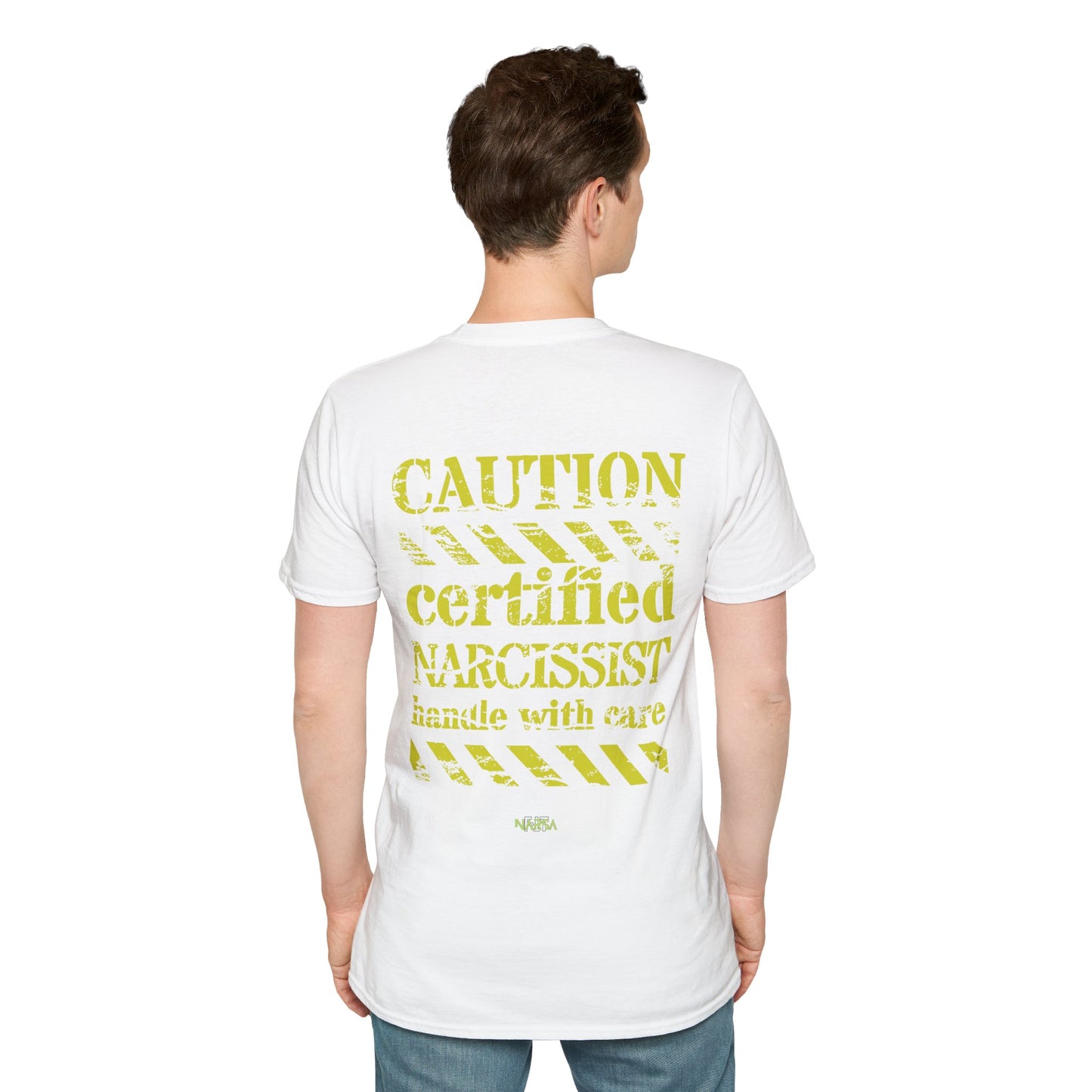 Certified Narcissist. Handle with care - Funny Gym Unisex Softstyle T-Shirt