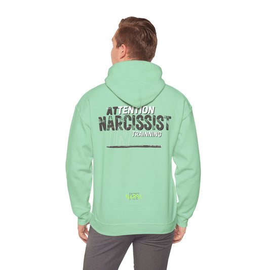 ATTENTION: Narcissist in training - Funny Gym Unisex Hooded Sweatshirt