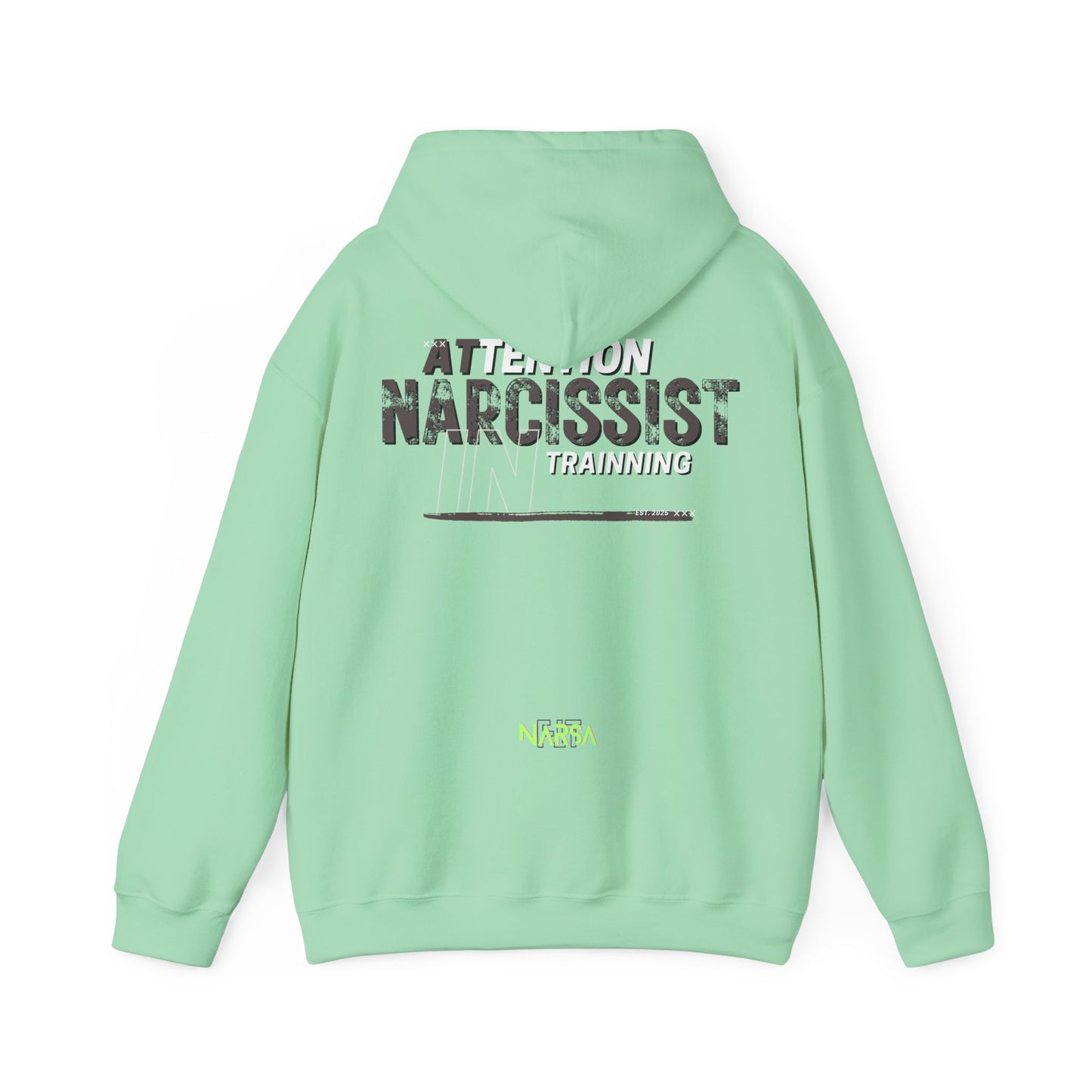 ATTENTION: Narcissist in training - Funny Gym Unisex Hooded Sweatshirt