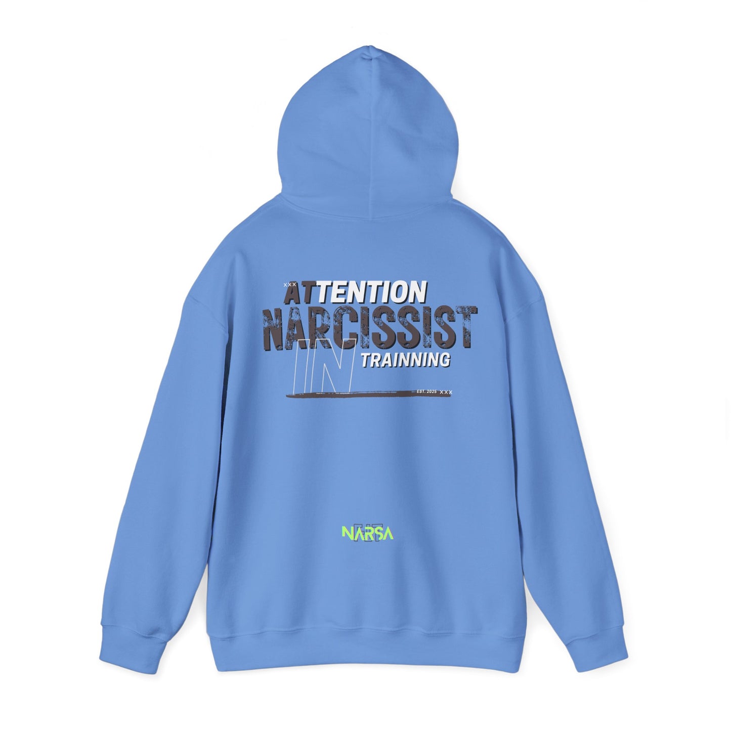 ATTENTION: Narcissist in training - Funny Gym Unisex Hooded Sweatshirt
