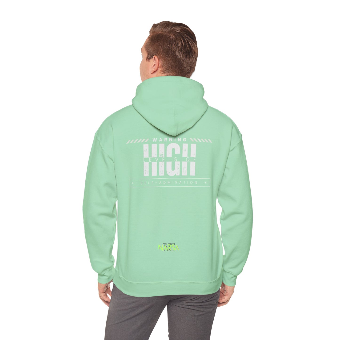 High Levels Of Self-Admiration - Funny Gym Unisex Hooded Sweatshirt