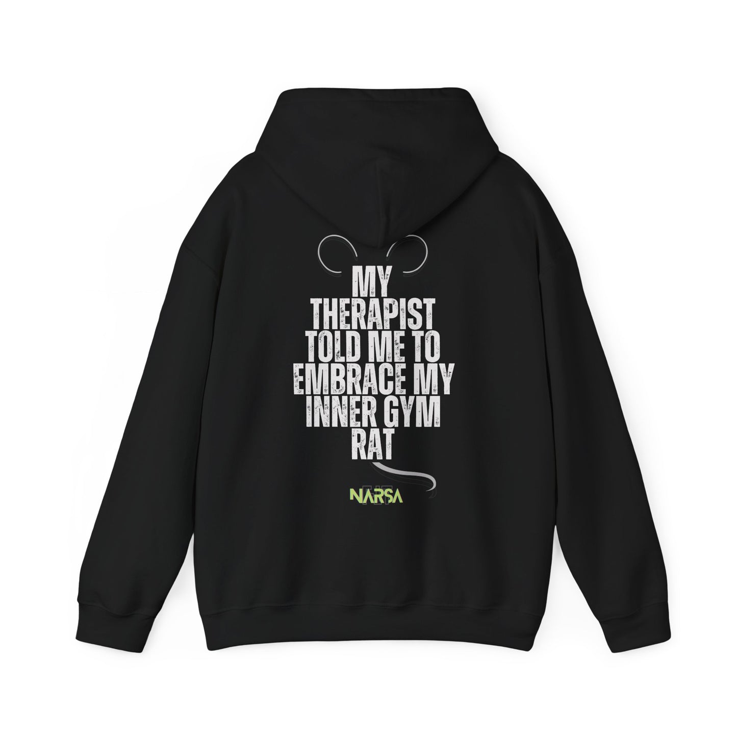 Gym Rat - Funny Gym Unisex Hooded Sweatshirt