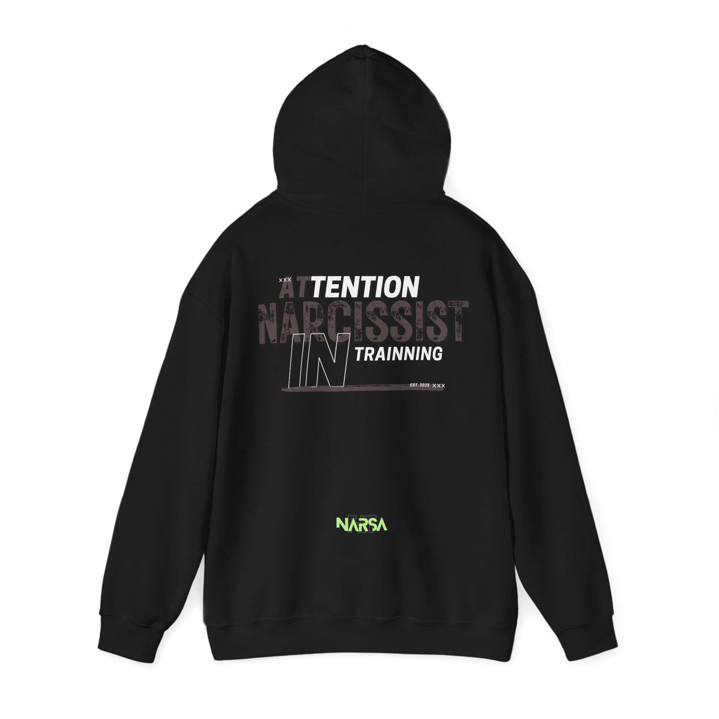 ATTENTION: Narcissist in training - Funny Gym Unisex Hooded Sweatshirt