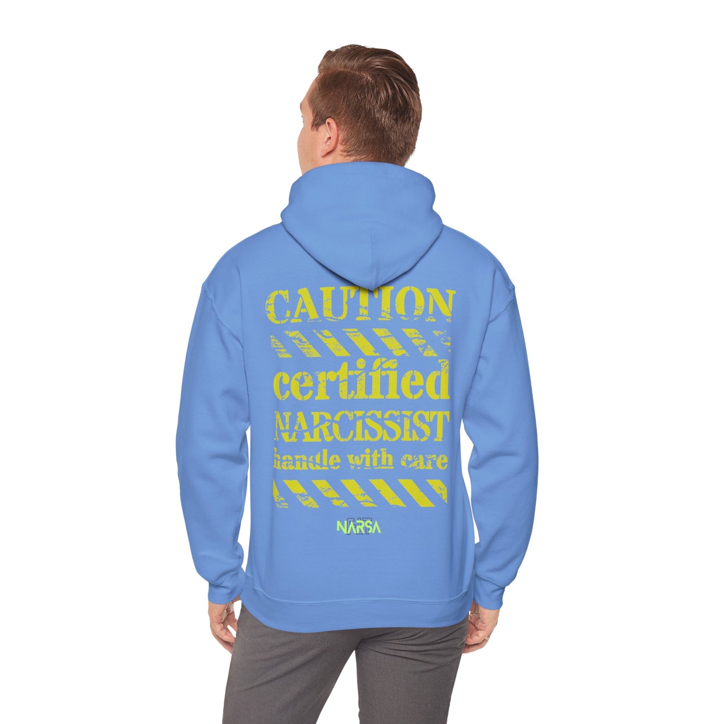 Certified Narcissist. Handle with care - Funny Gym Unisex Hooded Sweatshirt