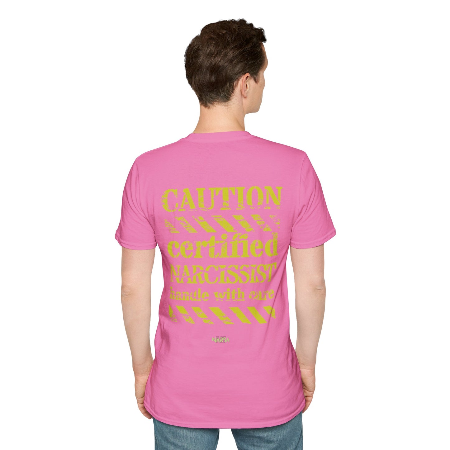 Certified Narcissist. Handle with care - Funny Gym Unisex Softstyle T-Shirt