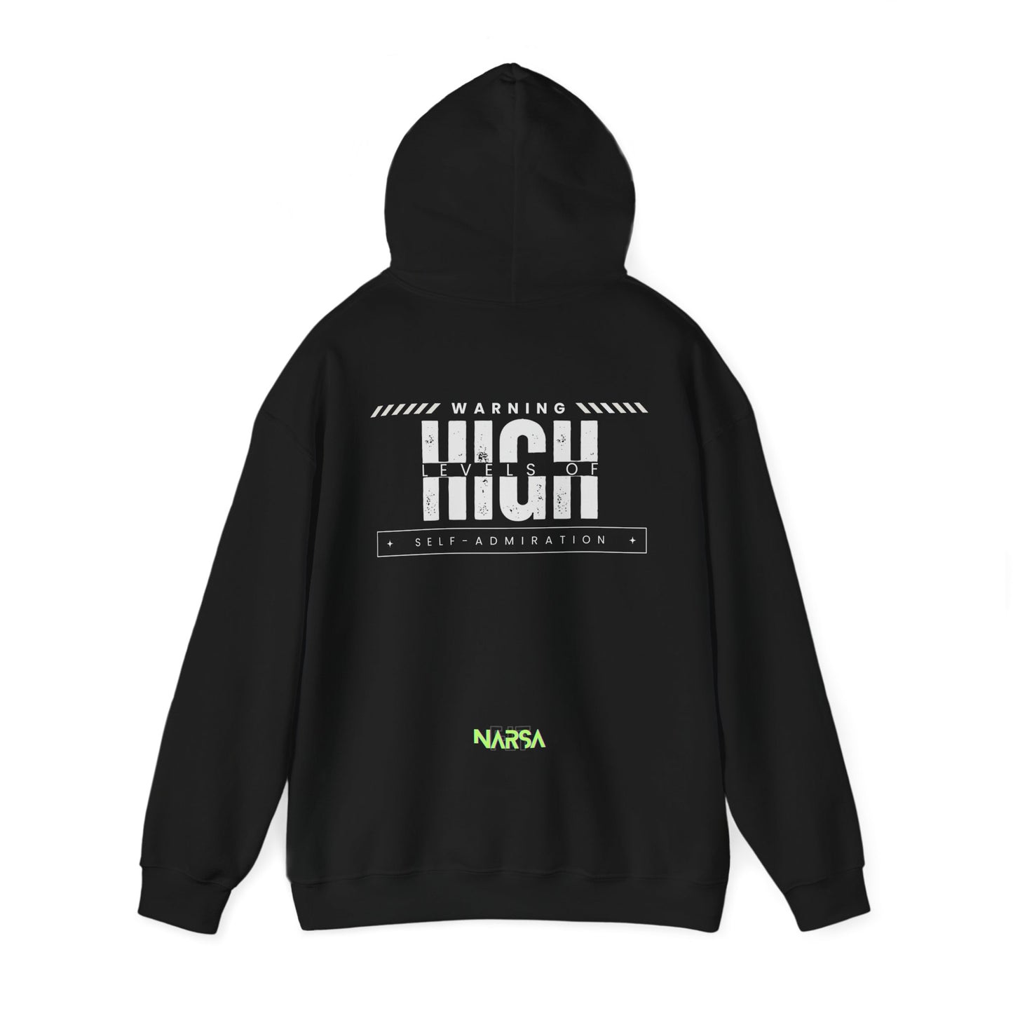 High Levels Of Self-Admiration - Funny Gym Unisex Hooded Sweatshirt
