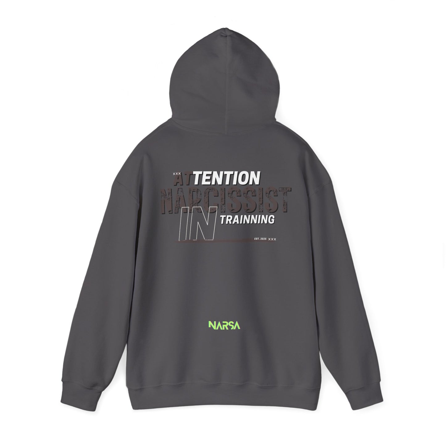 ATTENTION: Narcissist in training - Funny Gym Unisex Hooded Sweatshirt