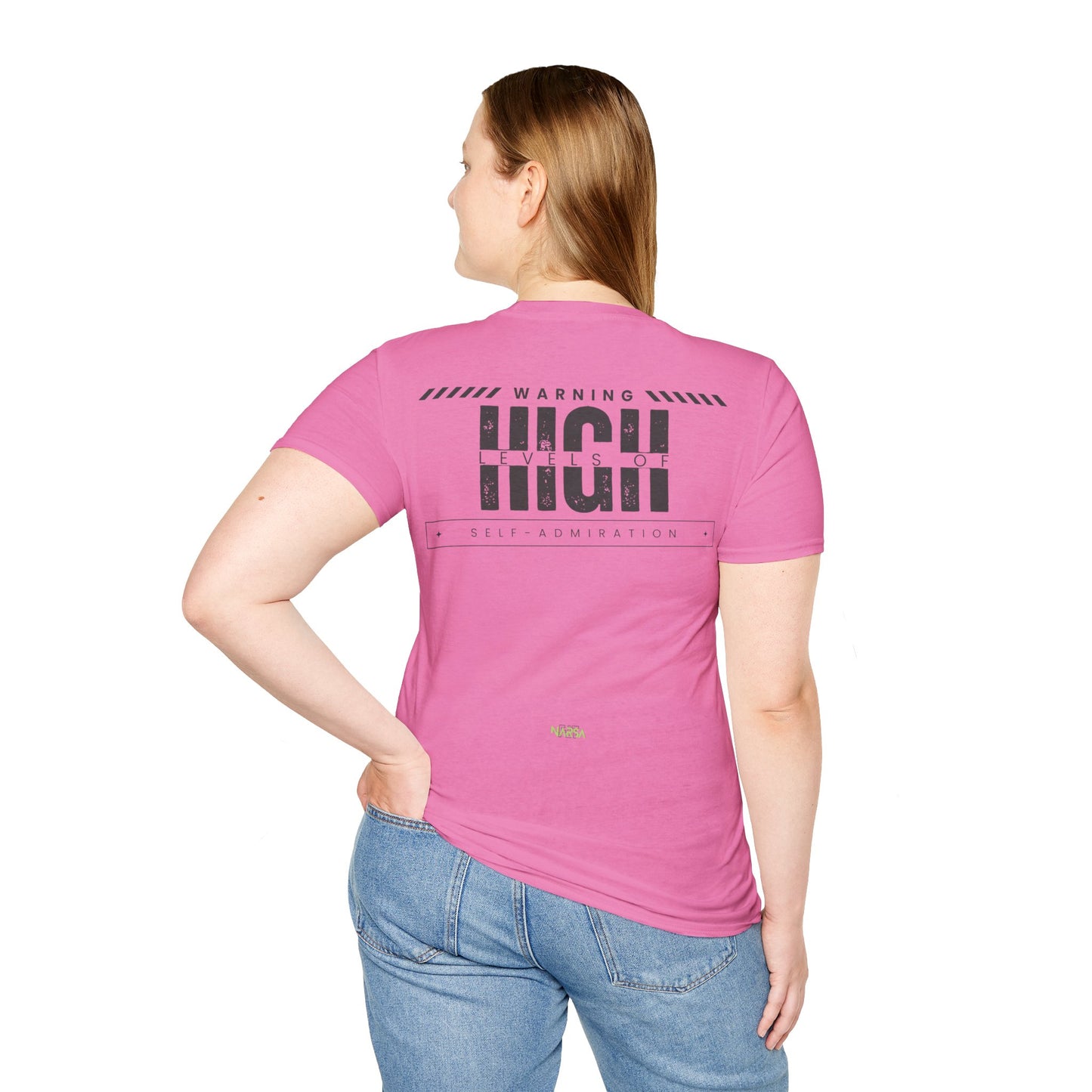 High Levels Of Self-Admiration - Funny Gym Unisex Softstyle T-Shirt