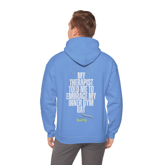 Gym Rat - Funny Gym Unisex Hooded Sweatshirt