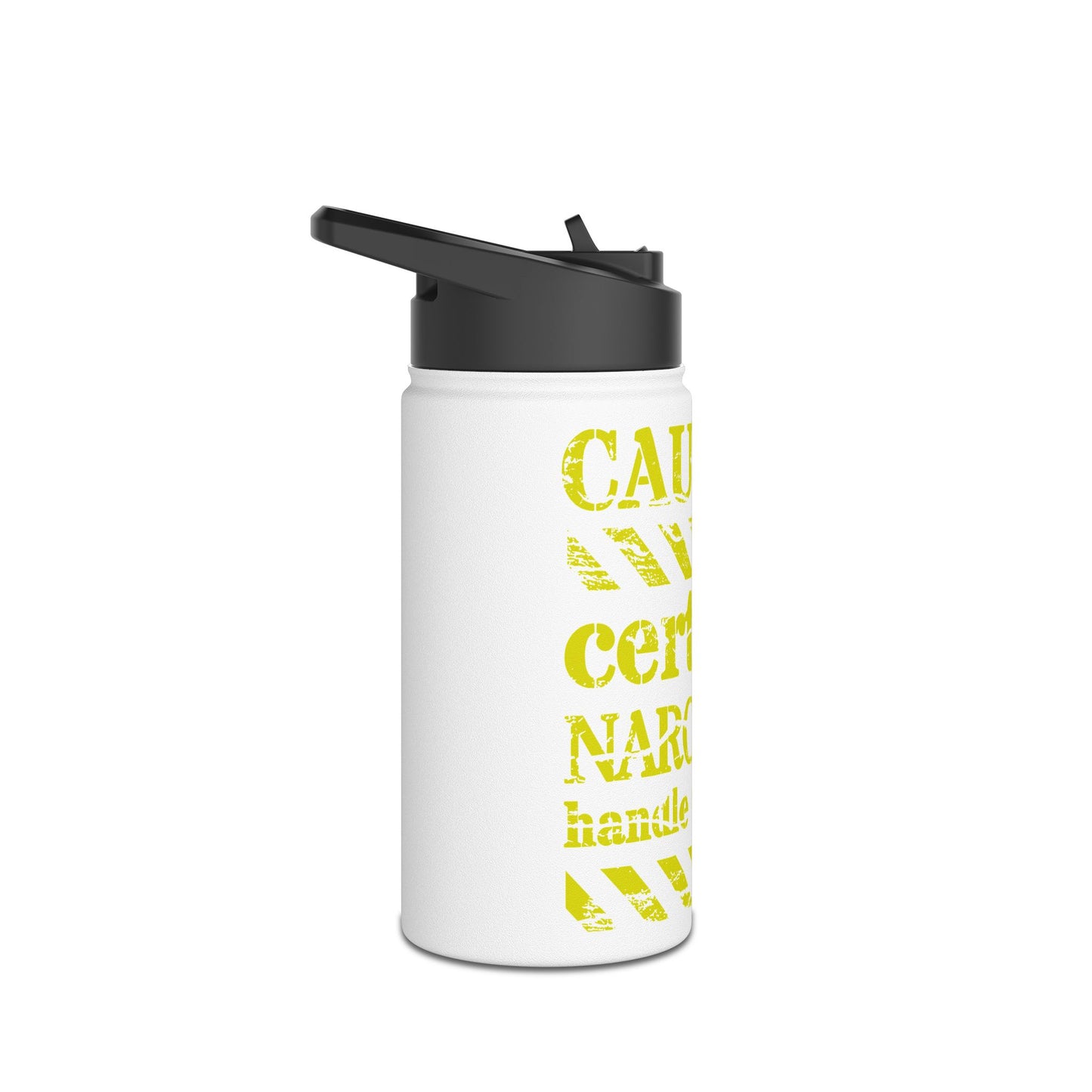 Stainless Steel "Certified Narcissist Handle with Care" Water Bottle