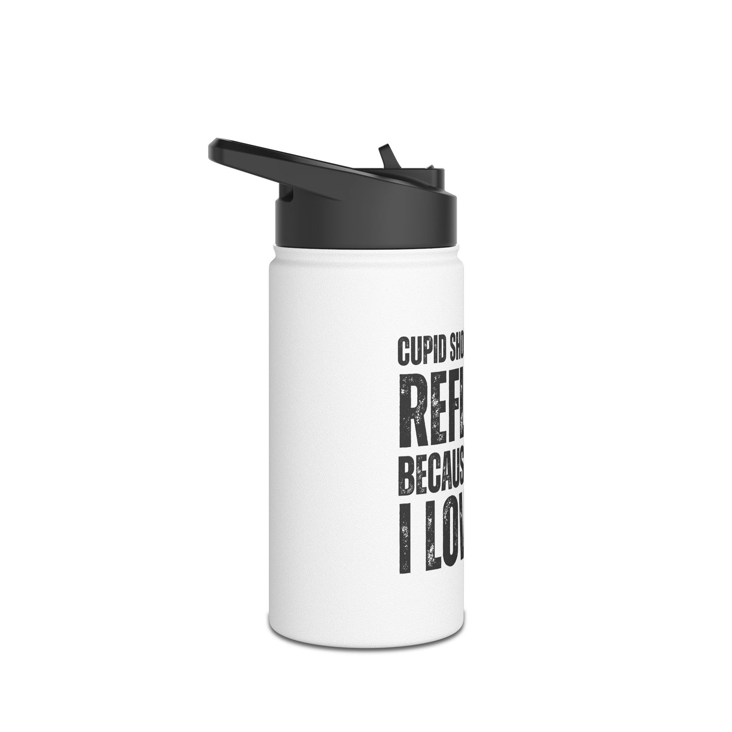 Stainless Steel "(Cupid) I Love Me" Water Bottle