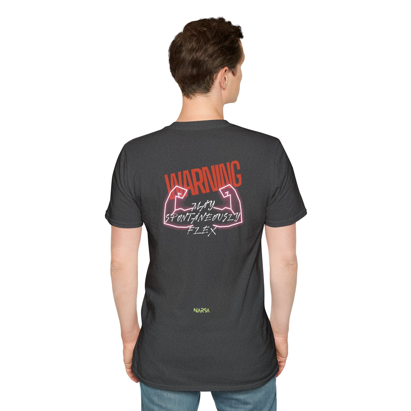 May Spontaneously Flex - Funny Gym Unisex Softstyle T-Shirt