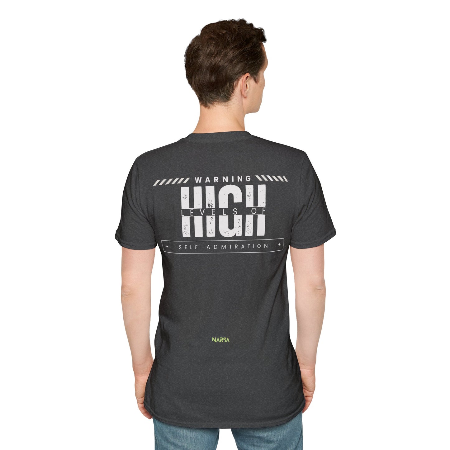 High Levels Of Self-Admiration - Funny Gym Unisex Softstyle T-Shirt