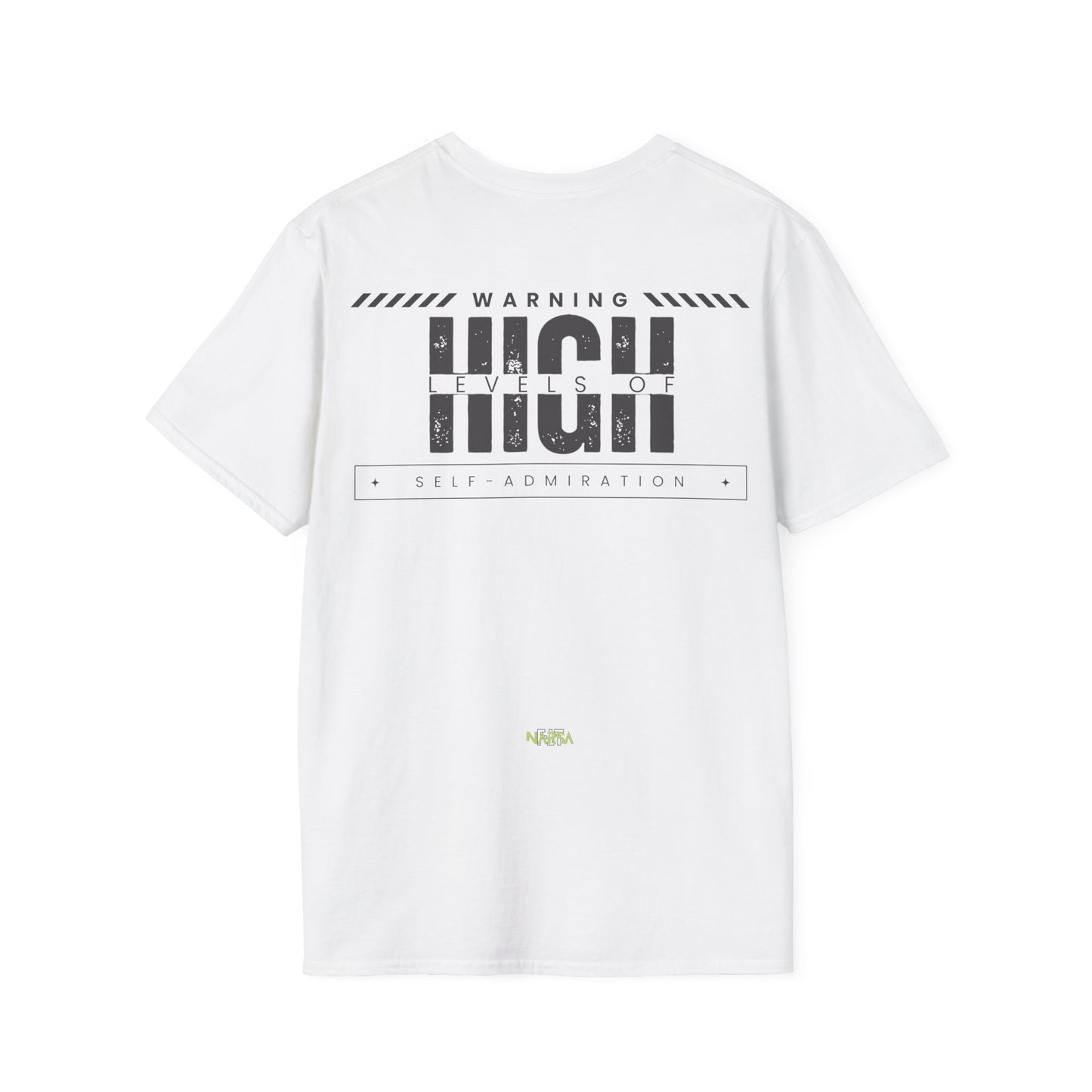 High Levels Of Self-Admiration - Funny Gym Unisex Softstyle T-Shirt