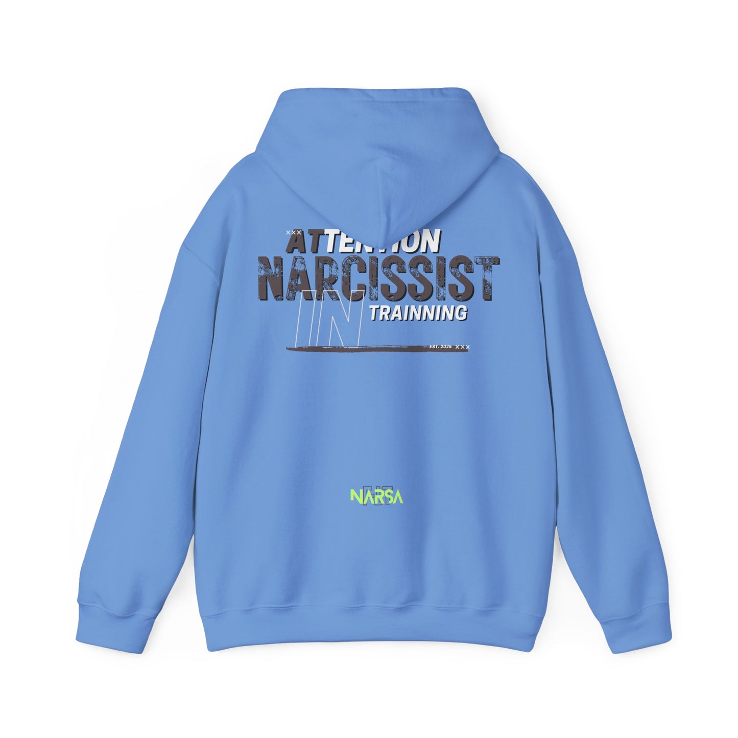 ATTENTION: Narcissist in training - Funny Gym Unisex Hooded Sweatshirt