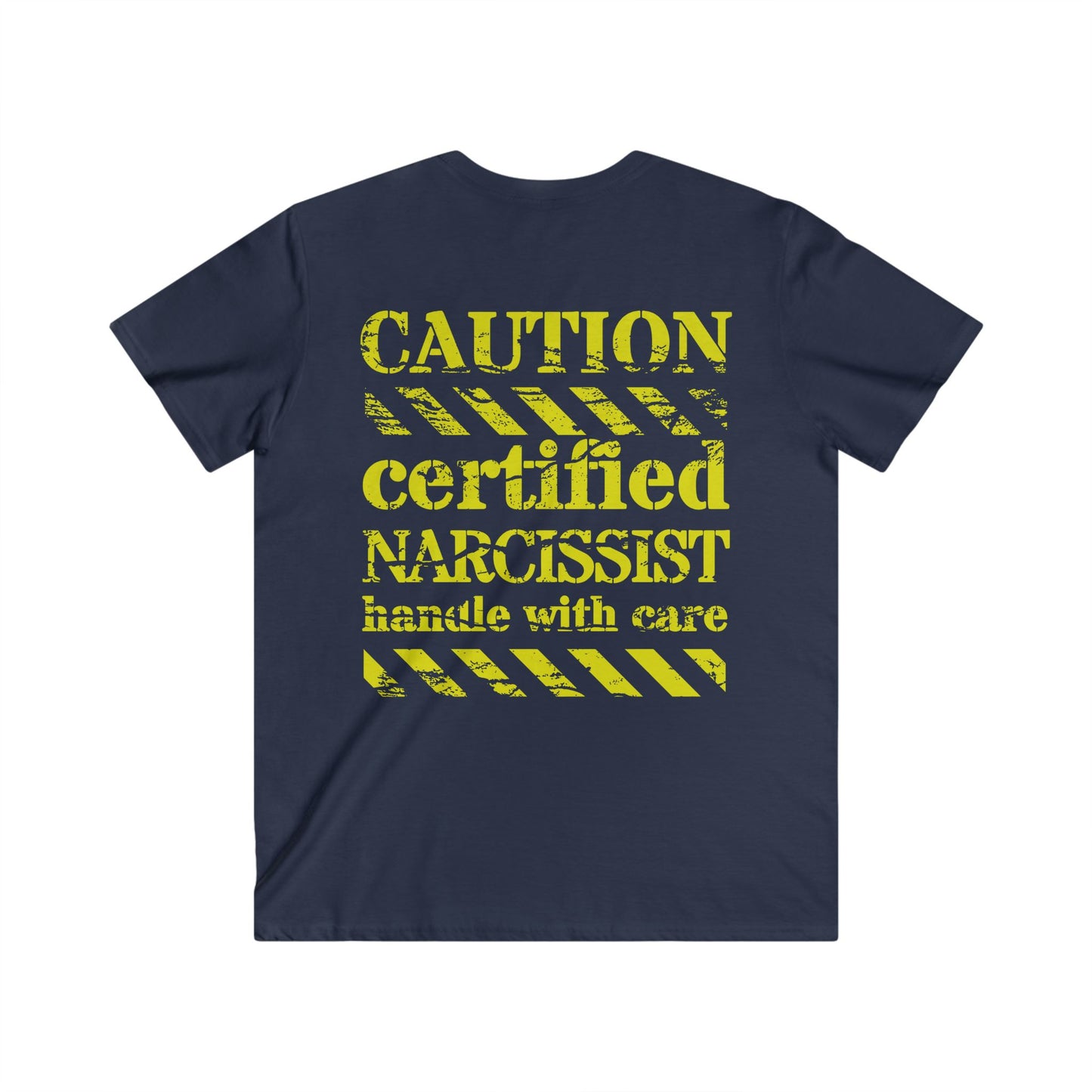Narcissist Handle with Care V-Neck - Men’s T-Shirt