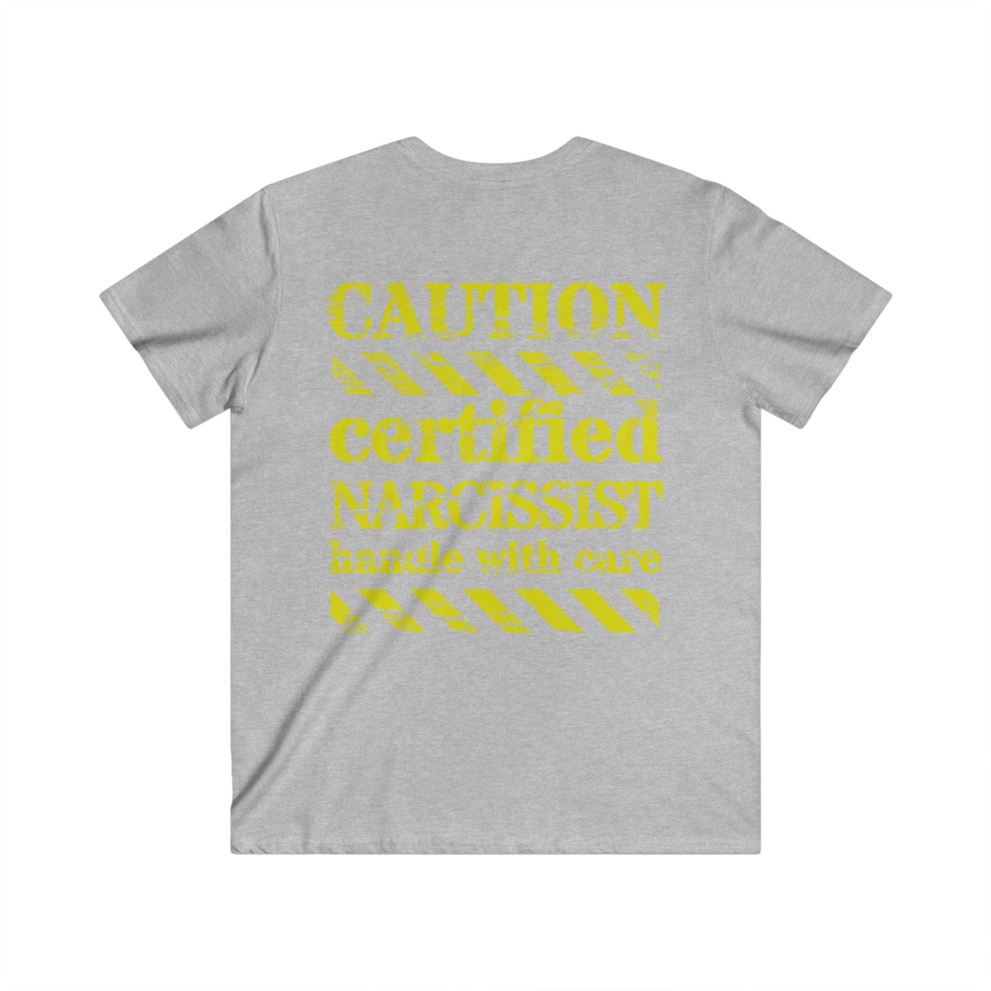 Narcissist Handle with Care V-Neck - Men’s T-Shirt