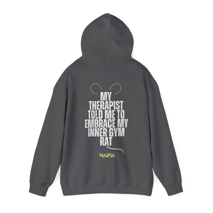 Gym Rat - Funny Gym Unisex Hooded Sweatshirt