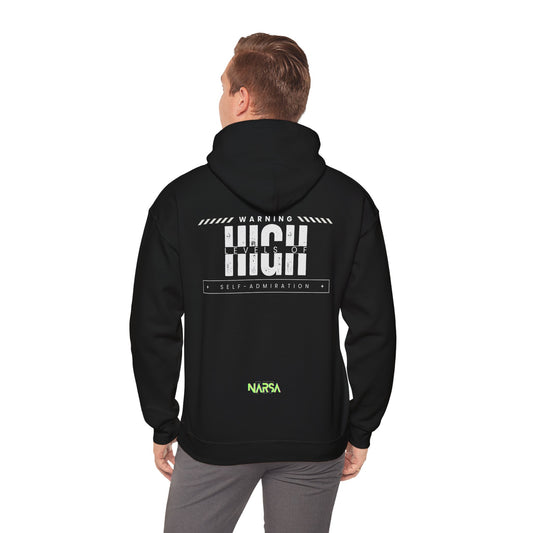 High Levels Of Self-Admiration - Funny Gym Unisex Hooded Sweatshirt
