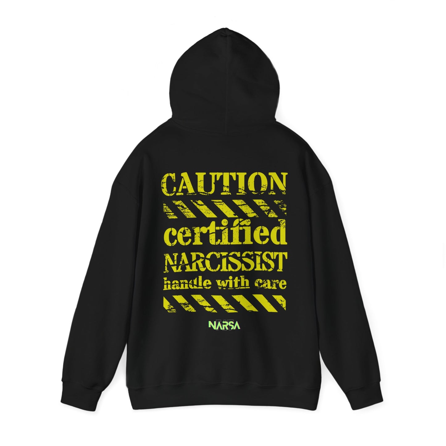 Certified Narcissist. Handle with care - Funny Gym Unisex Hooded Sweatshirt