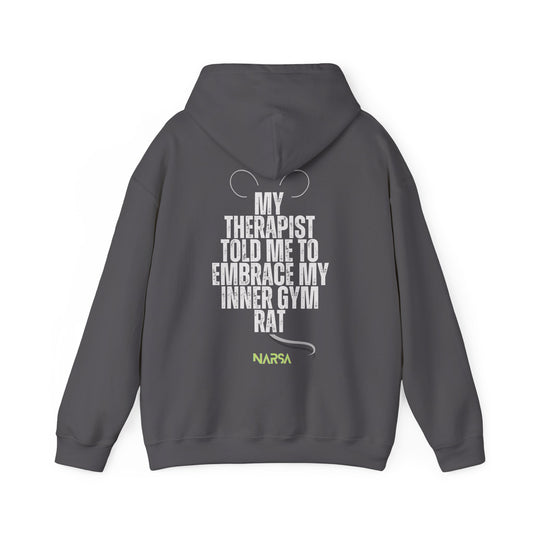 Gym Rat - Funny Gym Unisex Hooded Sweatshirt