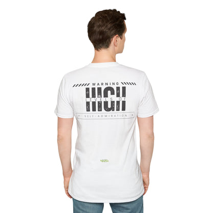 High Levels Of Self-Admiration - Funny Gym Unisex Softstyle T-Shirt