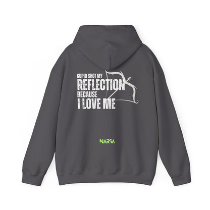 Cupid (I Love Me) - Funny Gym Unisex Hooded Sweatshirt